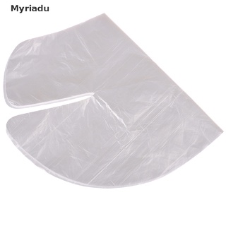 [myriadu] 100pcs pe flm cuidado de la piel completo limpiador de la cara máscara de papel desechable papel plástico.