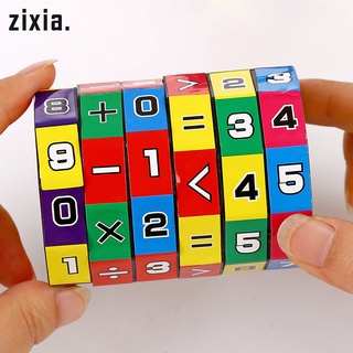 niños mathermatics números cubo mágico juguete rompecabezas mano spinner juego regalos