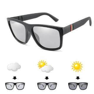 lentes de negocios polarizados casuales para hombre/lentes de sol fotocromáticos de moda para exteriores