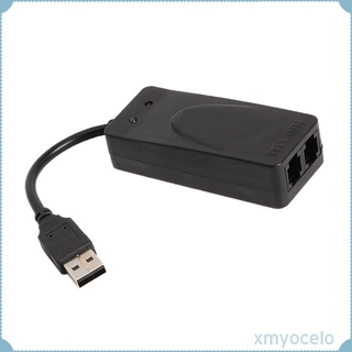 USB 2.0 56K Adaptador De Cable De Módem De Datos De Doble Puerto Para Win 98/ME/XP/Vista (3)