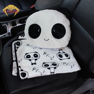 Lohhe 2 en 1 animal De peluche Panda almohada linda manta cálida almohada juguete De regalo De cumpleaños