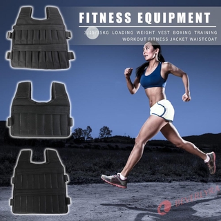 3 kg a 50 kg de peso de carga chaleco chamarra de arena ropa para correr boxeo entrenamiento (8)