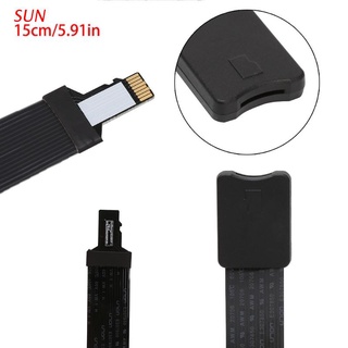 SUN TF Tarjeta Hembra A micro SD Macho Flexible De Memoria Lector De Cable MicroSD Extensión Adaptador