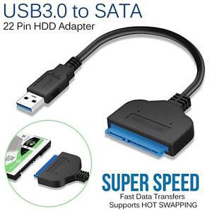 Cable Adaptador De Disco Duro Sata III USB 3.0 A 2.5 " UASP-Convertidor 3.0