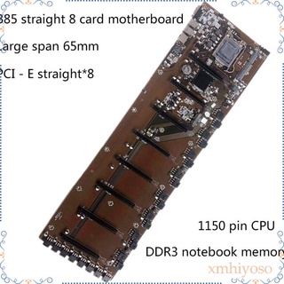 Placa base B85 de 1150 pines 4 USB3.0 LAN 8 PCIE 16X GPU Placa base de