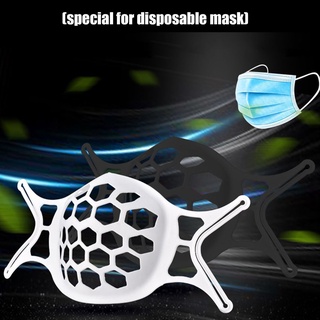 #EML 10pcs 3D Dustproof Mask Bracket Unisex Reusable Silicone Face Mask Bracket (8)