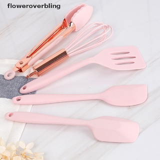 Flob Silicone Turner Soup Spoon Spatula Brush Scraper Pasta Server Whisk Cooking Tool Bling