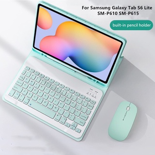 Funda De Teclado Para Tablet Samsung Galaxy Tab S6 Lite 10.4 SM-P610 P615 Para Con (1)