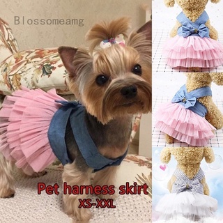 Moda Mascota Liguero Falda Verano Ropa Perro De Novia Vestido De Cachorro