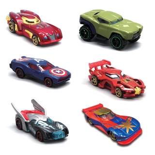 1 pza Figuras De acción De Marvel Marvel avengers para hombre araña capitán América Modelo De carreras De simulación juguete infantil regalo