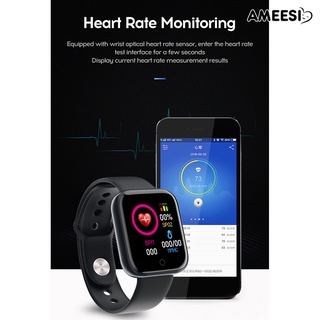 Y68/D20 Waterproof Heart Rate Blood Pressure Monitor Smart Bracelet for iOS Android (9)