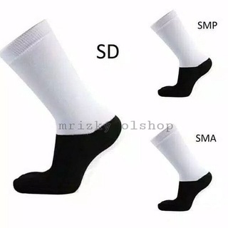Blanco y negro calcetines de la escuela/calcetines de la escuela secundaria, escuela media dn a