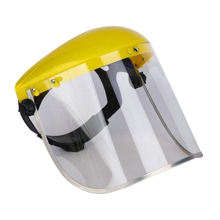 máscara protectora de seguridad montada en la cabeza escudo facial transparente casco casco