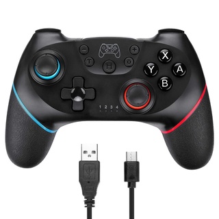 (extremechallenge) controlador de juego compatible con bluetooth de 6 ejes giroscopio inalámbrico gamepad para nintendo switch