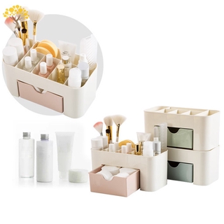 tocador cajón de belleza organizador de 6 compartimentos con 1 cajón cosmético caja de almacenamiento para el hogar oficina vanities baño encimera (5)