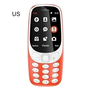 Desbloqueado Nokia 3310 teléfono móvil de un solo núcleo Nokia 3310 estándar real 128Mb
