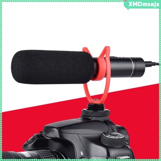 micrófono externo de escopeta/kit de micrófono de video para cámara/laptop/vlogging