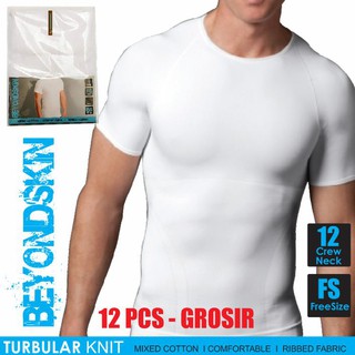 ¡venta Al por mayor! 12pcs x camisas de los hombres/cuello redondo/camisas adolescentes/camisas interiores baratas/ Beyondskin