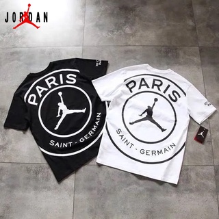 nike air jordan paris saint-germain joint camiseta de manga corta macho psg5 pareja deportes casual media manga superior