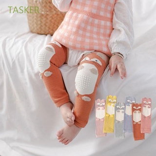 TASKER Kids Baby Knee Pad 0-3 years baby Knee Protector Infant Elbow Cushion Cute Keep Warm Knee Support Cartoon Toddlers Thick Long Leg Warmer/Multicolor