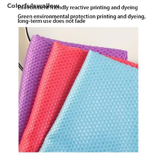[colorfulswallow] 5 piezas de paño de limpieza de vidrio reutilizable, reutilizable, para pulir microfibra (3)
