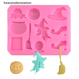 [heavendenotation] molde de silicona para pastel de halloween, cocina, calabaza, decoración, herramienta para hornear (1)