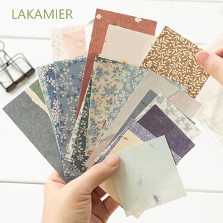 LAKAMIER 60PCS DIY Retro Floral Pattern Making Background Collage Scrapbook Material Paper Special Creative Stationery School Supplies Journaling Scrapbooking Card