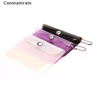 [Cons] Transparente impermeable PVC titular de la tarjeta de visita Mini cartera de las niñas monedero MY131
