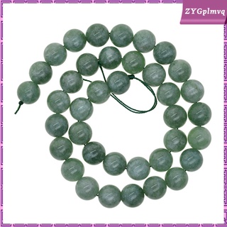 3 Sizes (Diameter, 6mm, 8mm, 10mm) Natural Jade Beads, Malay Jade Stones, Round Loose Spacer Beads, Green Jewelry Accessories (About 39 Pcs Each pack)