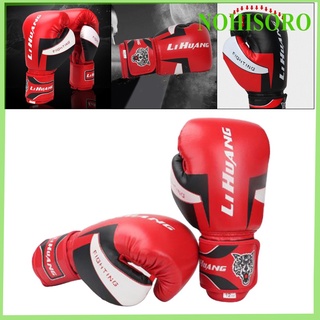 [Nohisoro] guantes de boxeo de grado profesional para hombres y mujeres, Kickboxing Bagwork Sparring guantes de entrenamiento, Muay Thai Style saco de boxeo