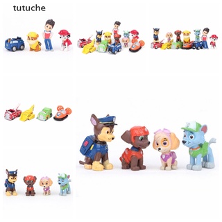 tutuche 12 piezas de moda nickelodeon paw patrol mini figuras de juguete playset cake toppers co