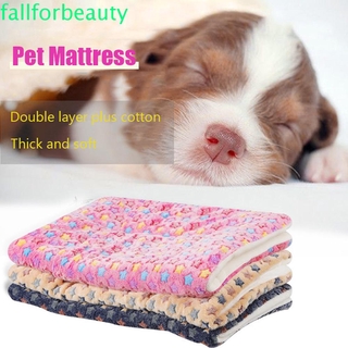 fallforbeauty - colchón de lana para mascotas, cálido, manta para perro, mullido, cama para dormir, invierno, cachorro, suave, cojín para gatos