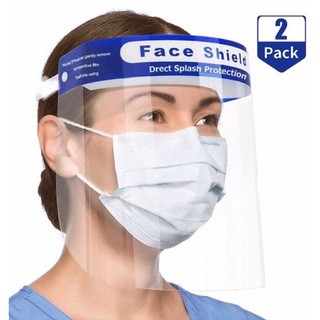 escudo facial de seguridad transparente de cara completa máscara protectora ajustable antisalpicaduras antisalpicaduras cubierta facial para mujeres hombres