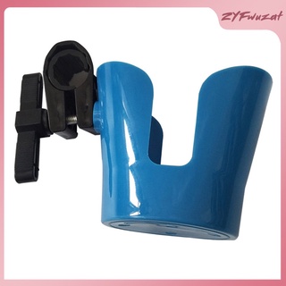 soporte universal para taza de bebida para silla de ruedas walker rollator bicicleta cochecito azul