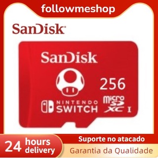 Tarjeta de memoria Sandisk para Nintendo Switch Micro SD/TF/alta velocidad de 64GB/128GB/256GB/512GB