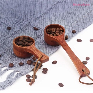 HLove cuchara de café para grano de café molido mango de madera cuchara medidora de té cucharada
