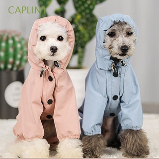 CAPLIN1 Reflective Dog Raincoat Sweat Absorbent Dog Jacket Puppy Coat Outdoor Dog Supplies Impermeable Waterproof Mesh Breathable Clothes/Multicolor