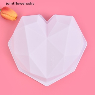 jfco moldes 3d en forma de corazón diamante amor chocolate moldes de caramelo para boda hornear cielo (9)
