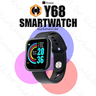 Y68 D20 Smartwatch 1.44 Polegada Fitpro Bluetooth Smart Watch Reloj Inteligente