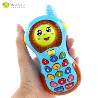 Kids Multifunction Smart Phone Toy Music Colorful Light Early Education Cellphone for Children