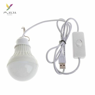 [Yld] 5W bombilla LED portátil de Camping bombilla de luz al aire libre tienda colgante lámpara de linterna de emergencia