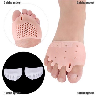 [bsb] 1 par de dedos hallux vbsbus corrector para el cuidado de los pies/herramienta de salud del dedo del pie de silicona