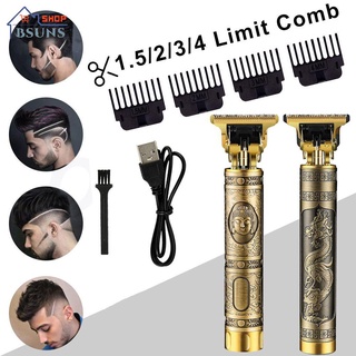 『 BSUNS 』 Kit De Corte De Pelo Impermeable Para Hombres Y Familias | Básico USB Recargable Barbería Profesional Eléctrico Inalámbrico Trimmer