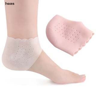 He Women Men Silicone Foot Chapped Care Moisturizing Gel Heel Socks Cracked Skin CO