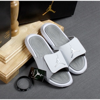 Nike Jordan hombres mujer sandalia blanco zapatilla moda Selipar (3)