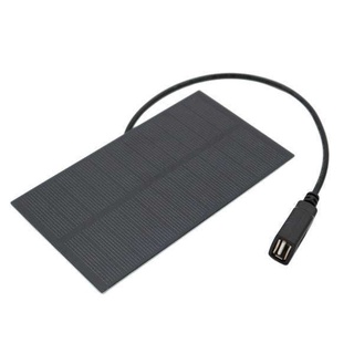2x5.5V 1.65W Panel Solar 300 MA Telfono Mvil Batera De Carga Casa Patio Exterior (1)