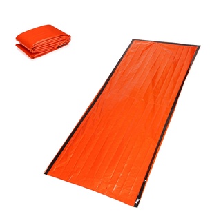 Emergency Survival Sleeping Bag and Poncho, Waterproof Lightweight Thermal Blanket for Camping Hiking Outdoor Adventure