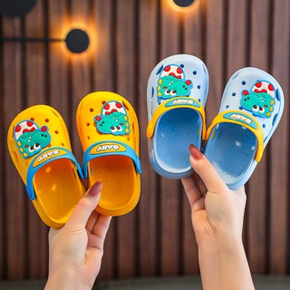 Los niños zapatillas de interior antideslizante bebé playa Baotou agujero zapatos lindo hombres y mujeres medio y pequeño [fgdsg884.my]