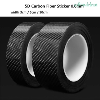 Softandclean Scuff placa parachoques pegatinas de fibra de carbono cinta Anti escalón de la puerta del coche Protector de la película protectora del coche