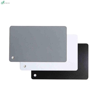 negro blanco gris tres colores gris tarjeta blanca balance tarjeta de medición cartón